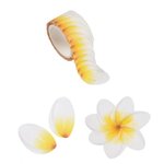 Paris Prix Ruban Masking Tape  200 Pétales Jonquilles  3cm Jaune