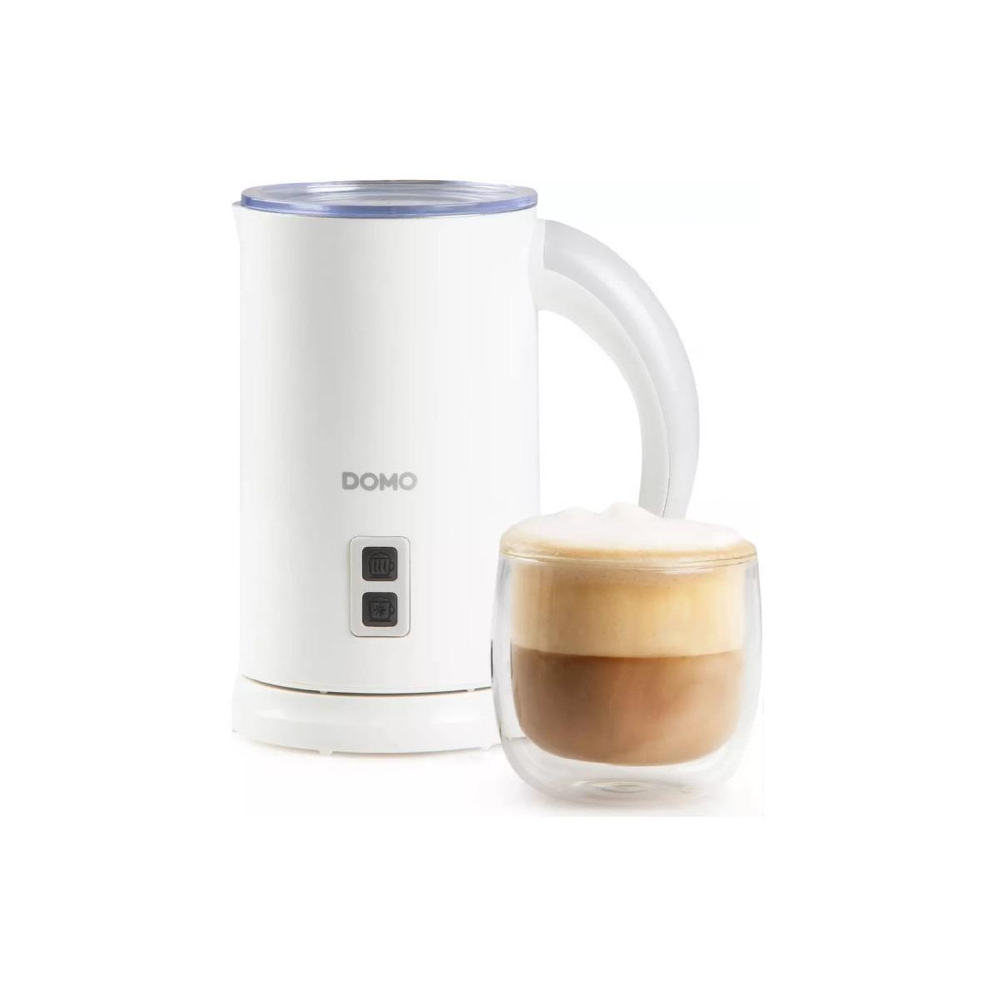 Voir la diapositive 2 : Domo Mousseur à lait 550w 0.24ml blanc - do731mf