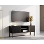Voir la diapositive 2 : BEST MOBILIER Felicia - meuble tv - noir - 120 cm
