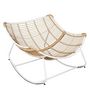 Voir la diapositive 4 : Paris Prix Fauteuil Design  Odin  110cm Naturel & Blanc