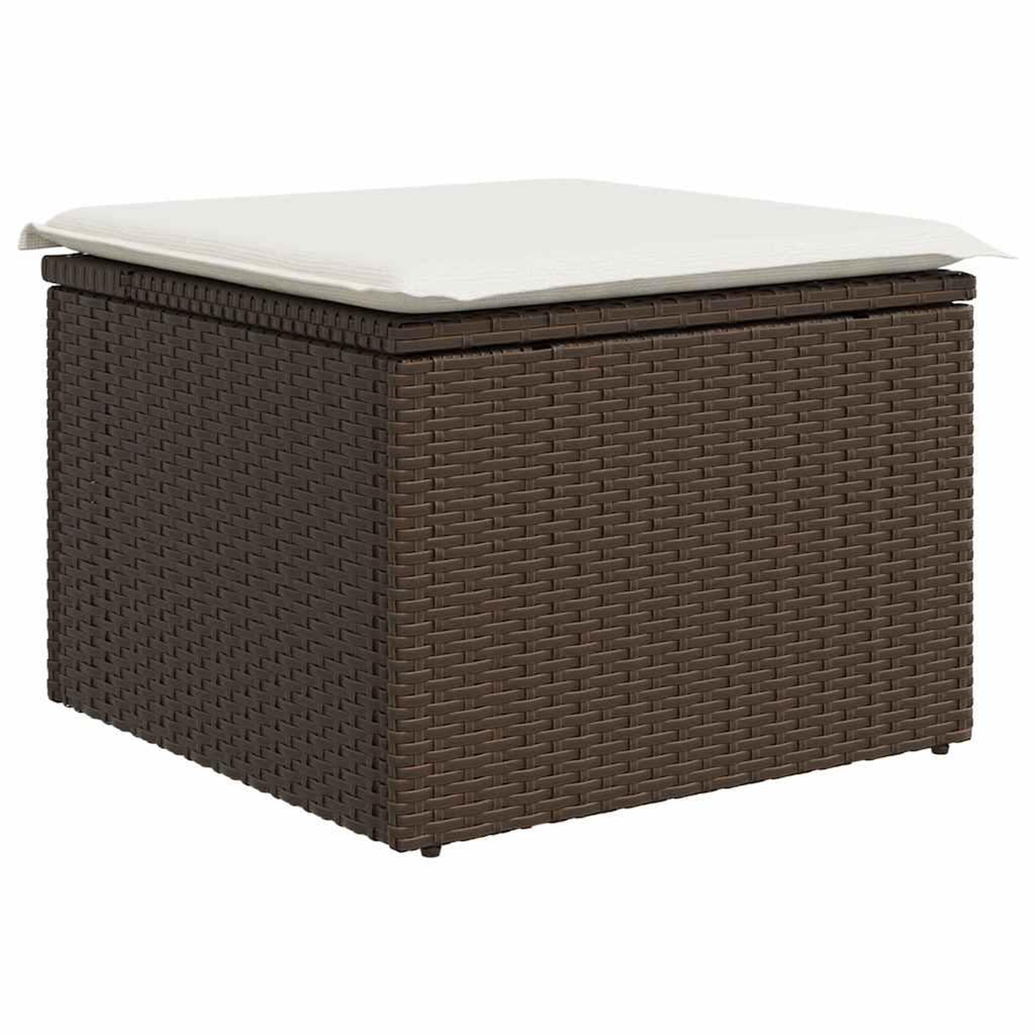 Voir la diapositive 5 : VIDAXL Salon de jardin avec coussins 6 pcs marron resine tressee