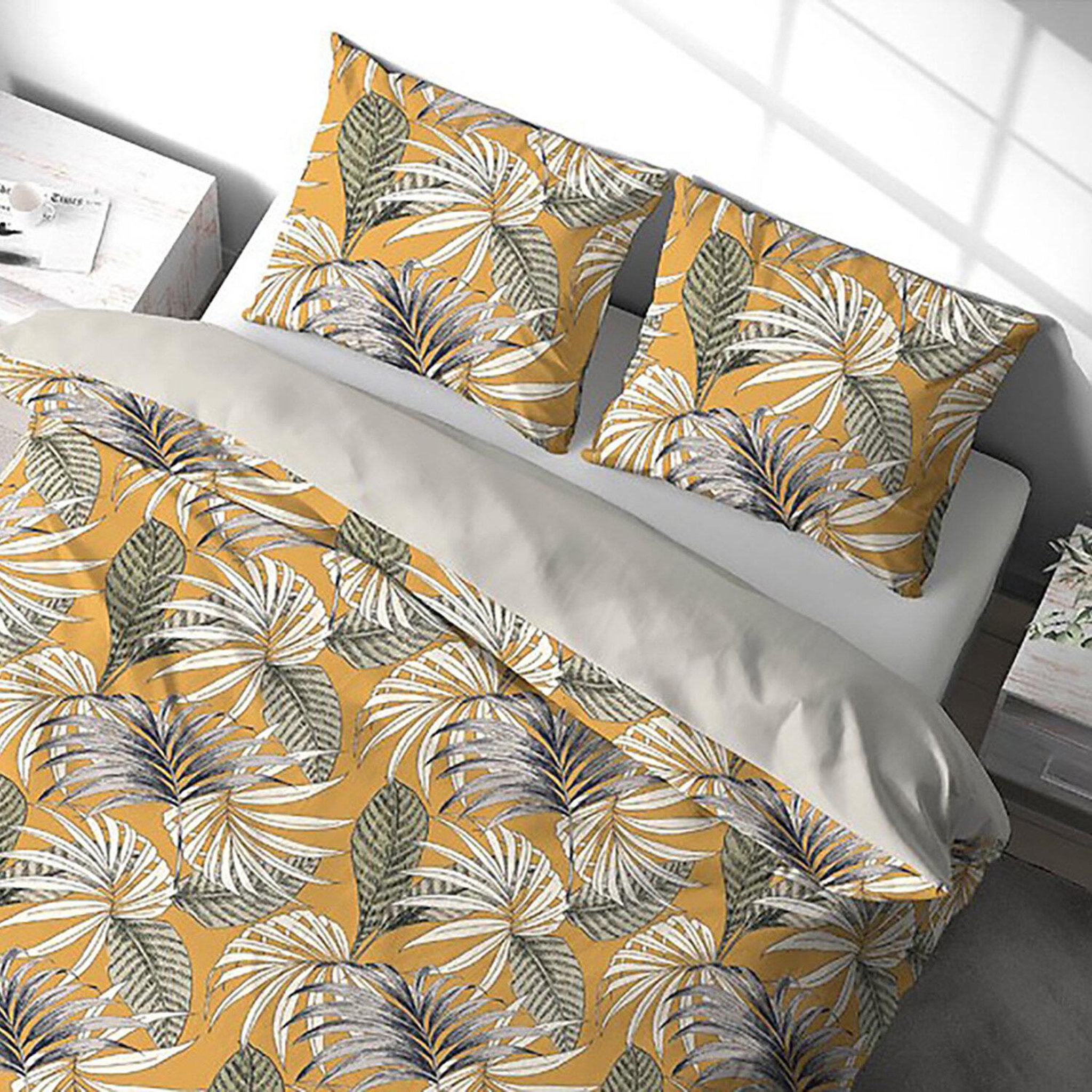 Voir la diapositive 3 : Home collection Parure housse de couette 100%polyester 72gsm aquilie