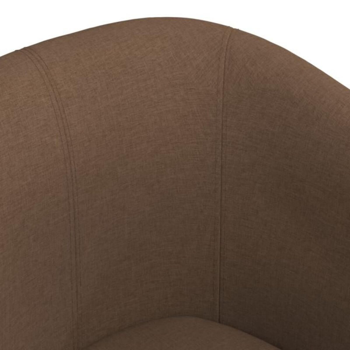 VIDAXL Chaise cabriolet avec repose pied marron tissu