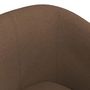 Voir la diapositive 6 : VIDAXL Chaise cabriolet avec repose pied marron tissu