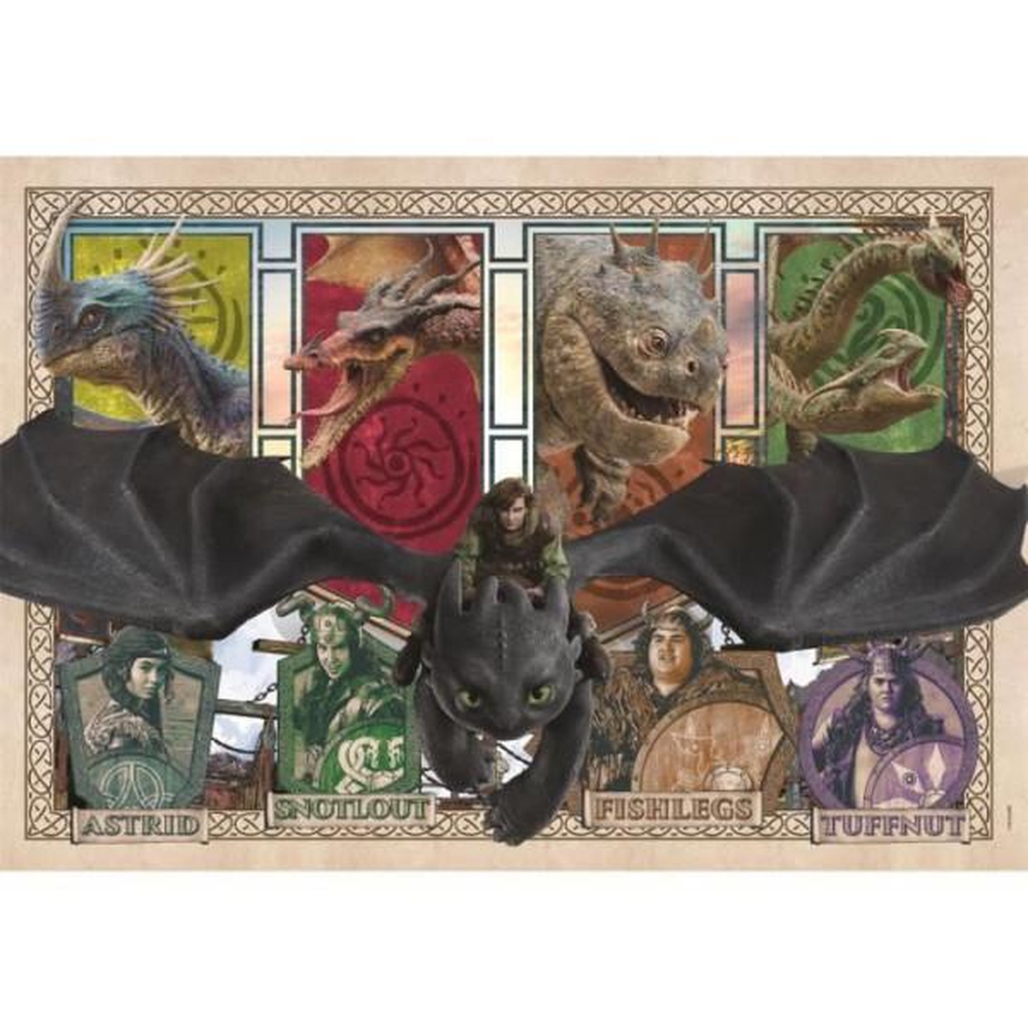 Voir la diapositive 2 : CLEMENTONI CLEMENTONI - 300 pieces Super - How to Train your Dragon