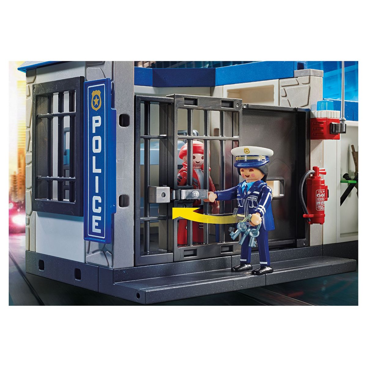 PLAYMOBIL 70568 - City Action - Police Poste de police et cambrioleur