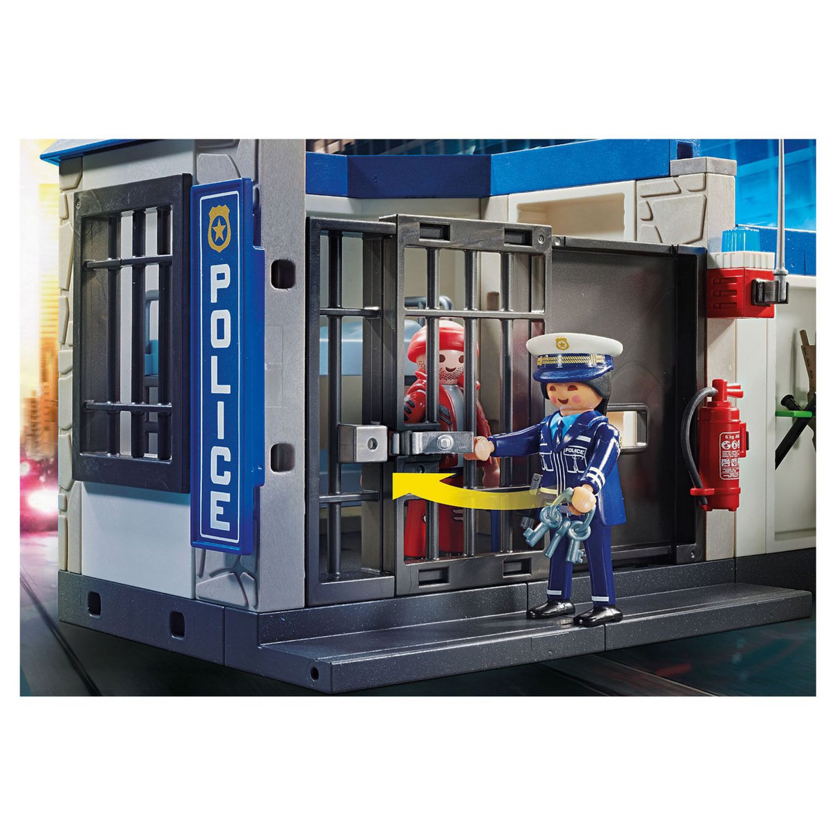PLAYMOBIL 70568 - City Action - Police Poste de police et cambrioleur