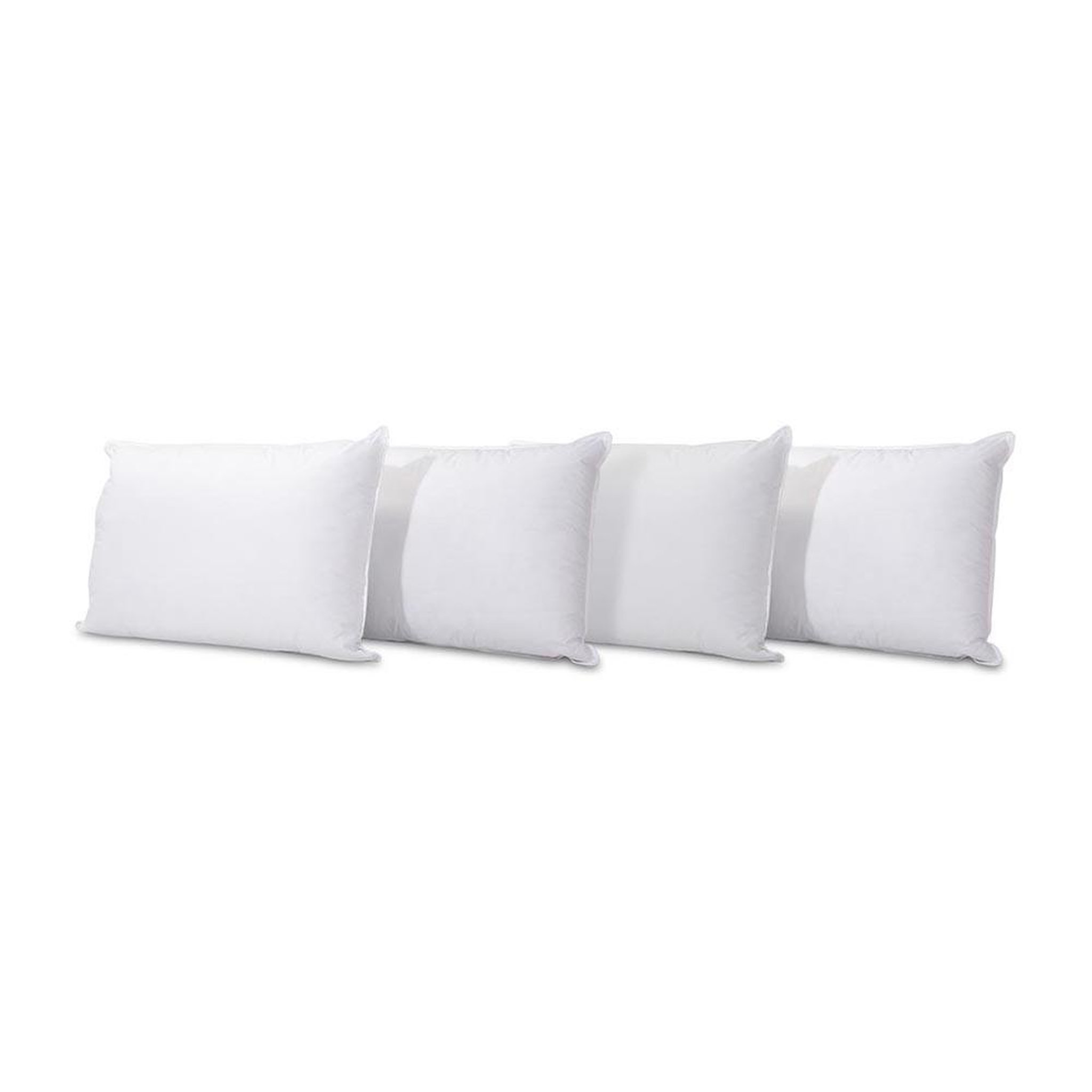 BELLECOUR Bellecour literie | lot de 4 oreillers grand palace | fibres creuses polyester. Coloris disponibles : Blanc