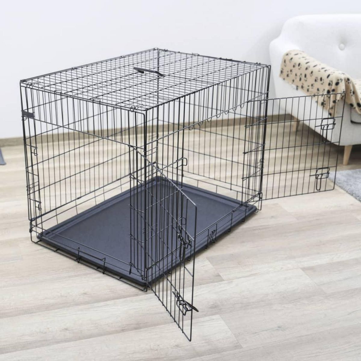 KERBL Kerbl Cage pour chien 92x63x74 cm Noir