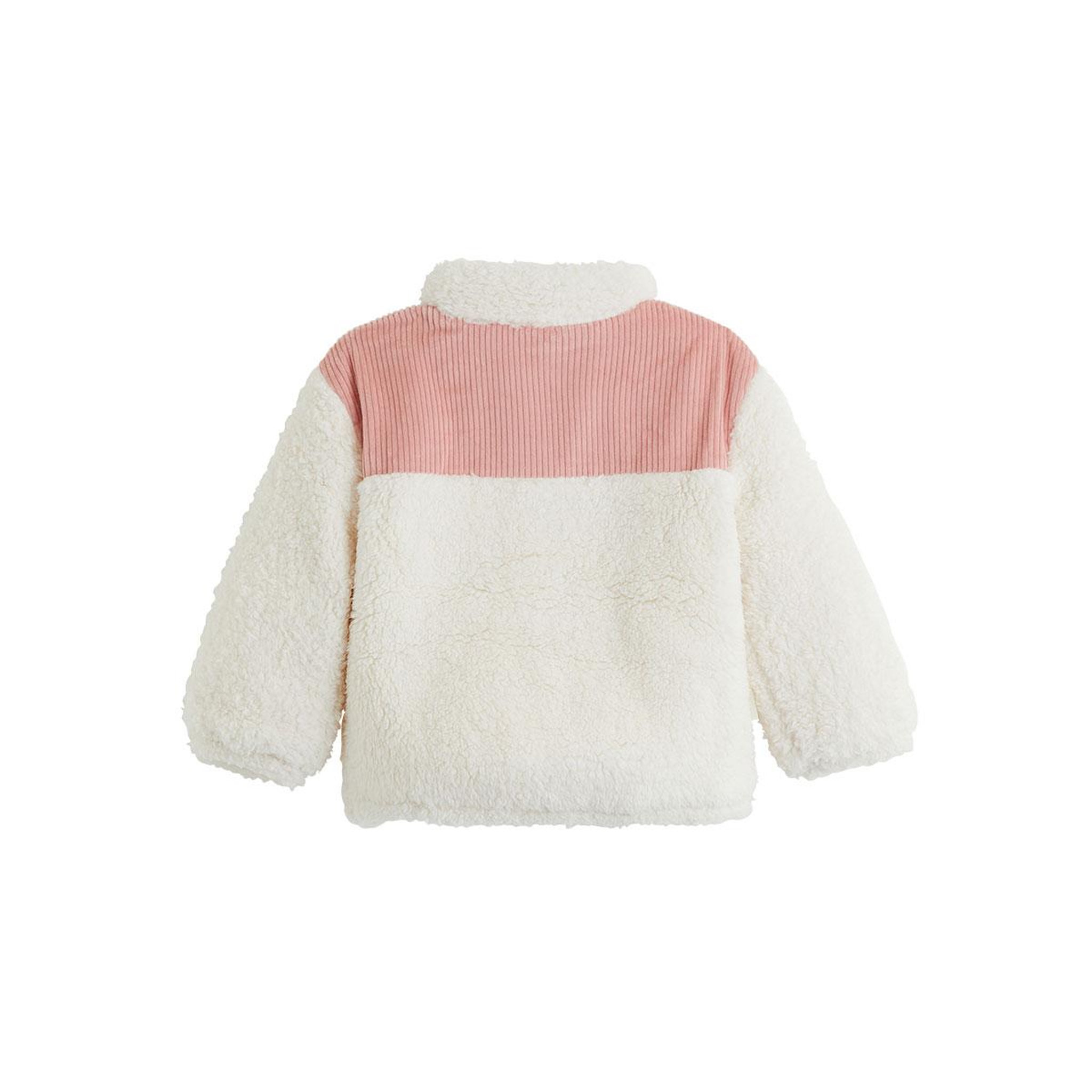 Voir la diapositive 2 : PETIT BEGUIN Veste enfant en sherpa cléo