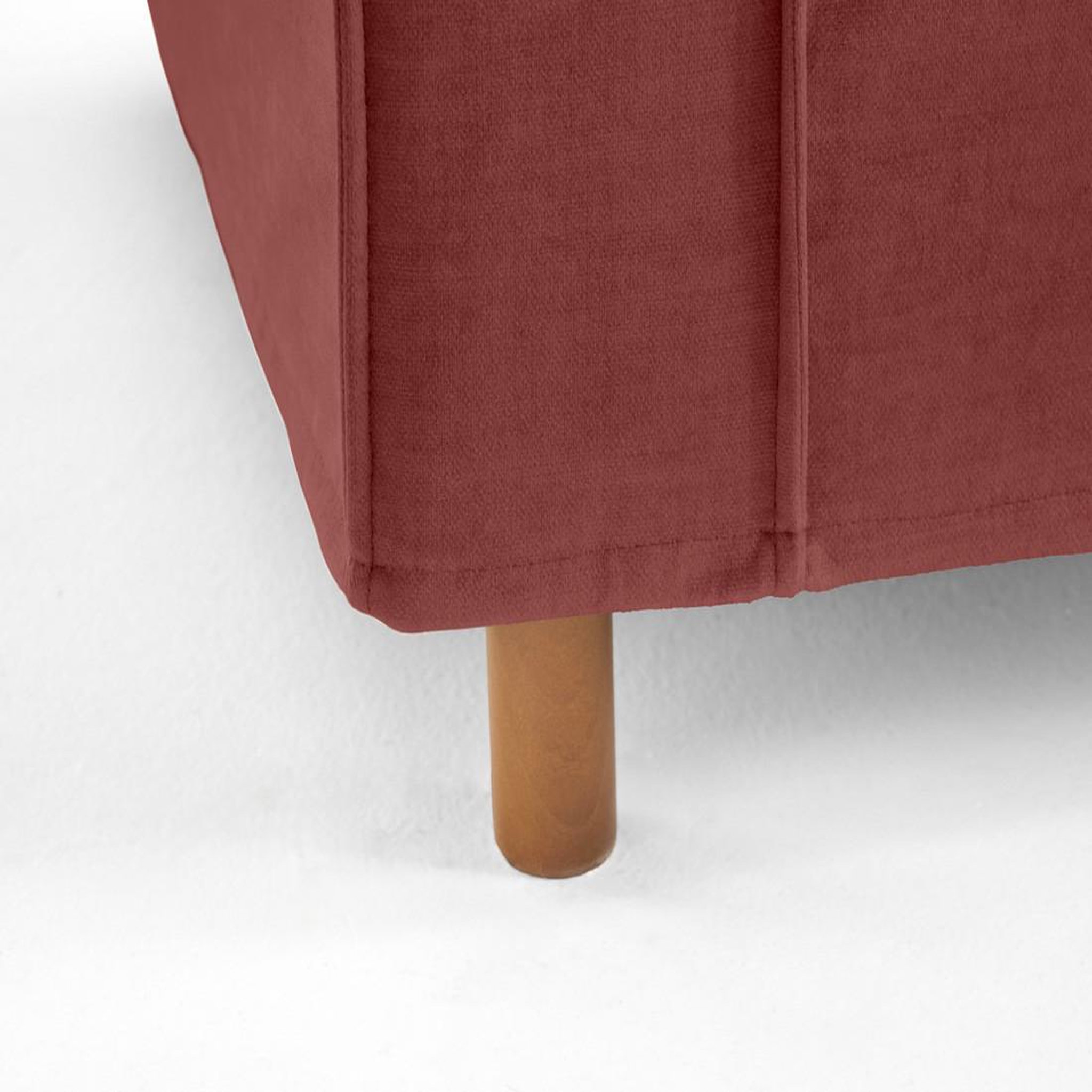 Voir la diapositive 2 : LISA DESIGN Jake - canapé déhoussable d'angle droit 5 places en velours