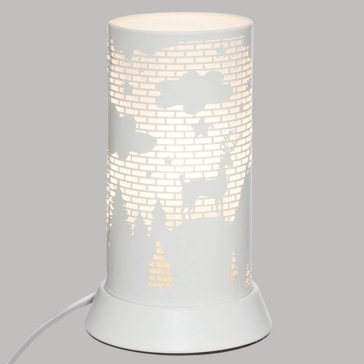Atmosphera Kids Lampe à Poser pour Enfant  Décor  20cm Blanc