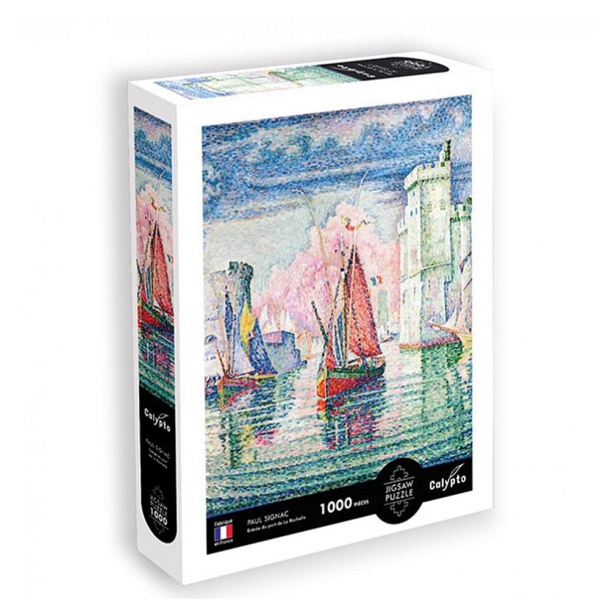 Voir la diapositive 1 : Sentosphere Puzzle Entree du  port de La Rochelle - Paul signac 1000p