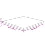 Voir la diapositive 5 : VIDAXL Dessus de table carre Marron clair40x40x1,5cm Bois chene traite
