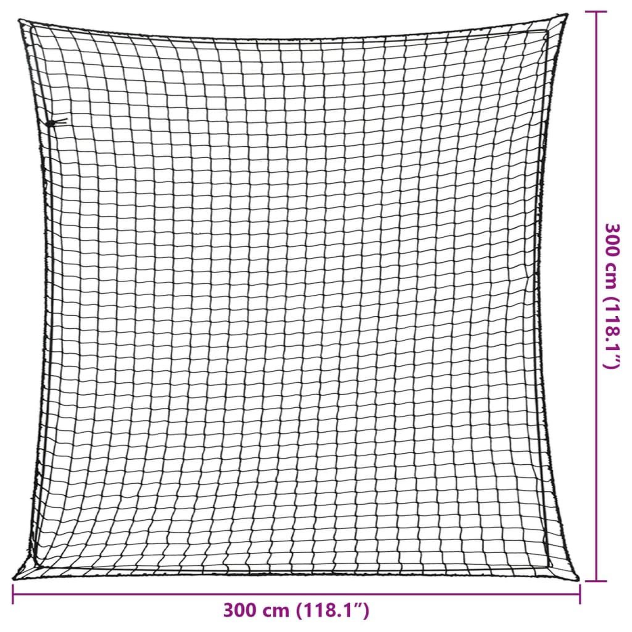 Voir la diapositive 6 : VIDAXL Filet pour remorque avec corde elastique noir 3x3 m PP