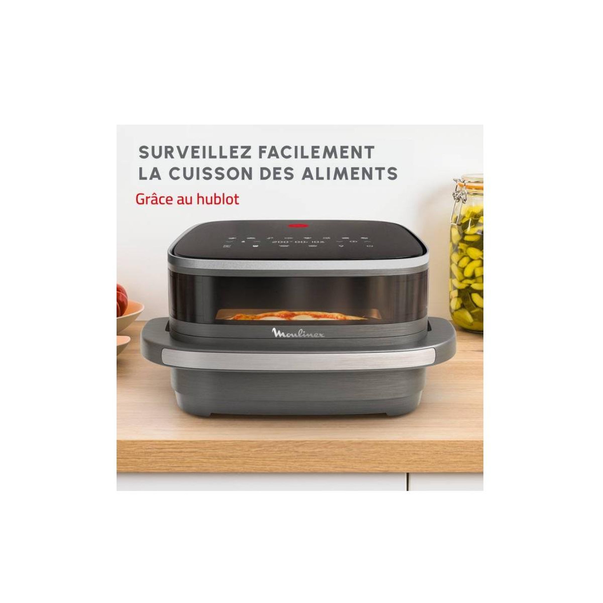 Voir la diapositive 6 : MOULINEX Friteuse sans huile Easy fry XL Surface 4,0L AL402HF0