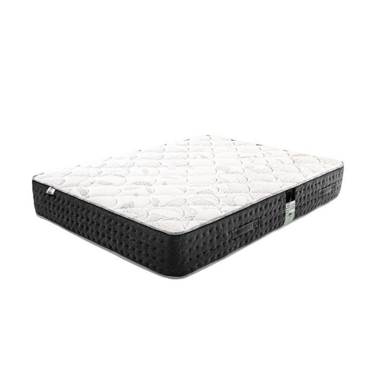 LUXURY LITERIE LUXURY LITERIE - Ensemble matelas + sommier - SERENITE - 140 x 190 cm - Tapissier - Ferme - Face été/hiver