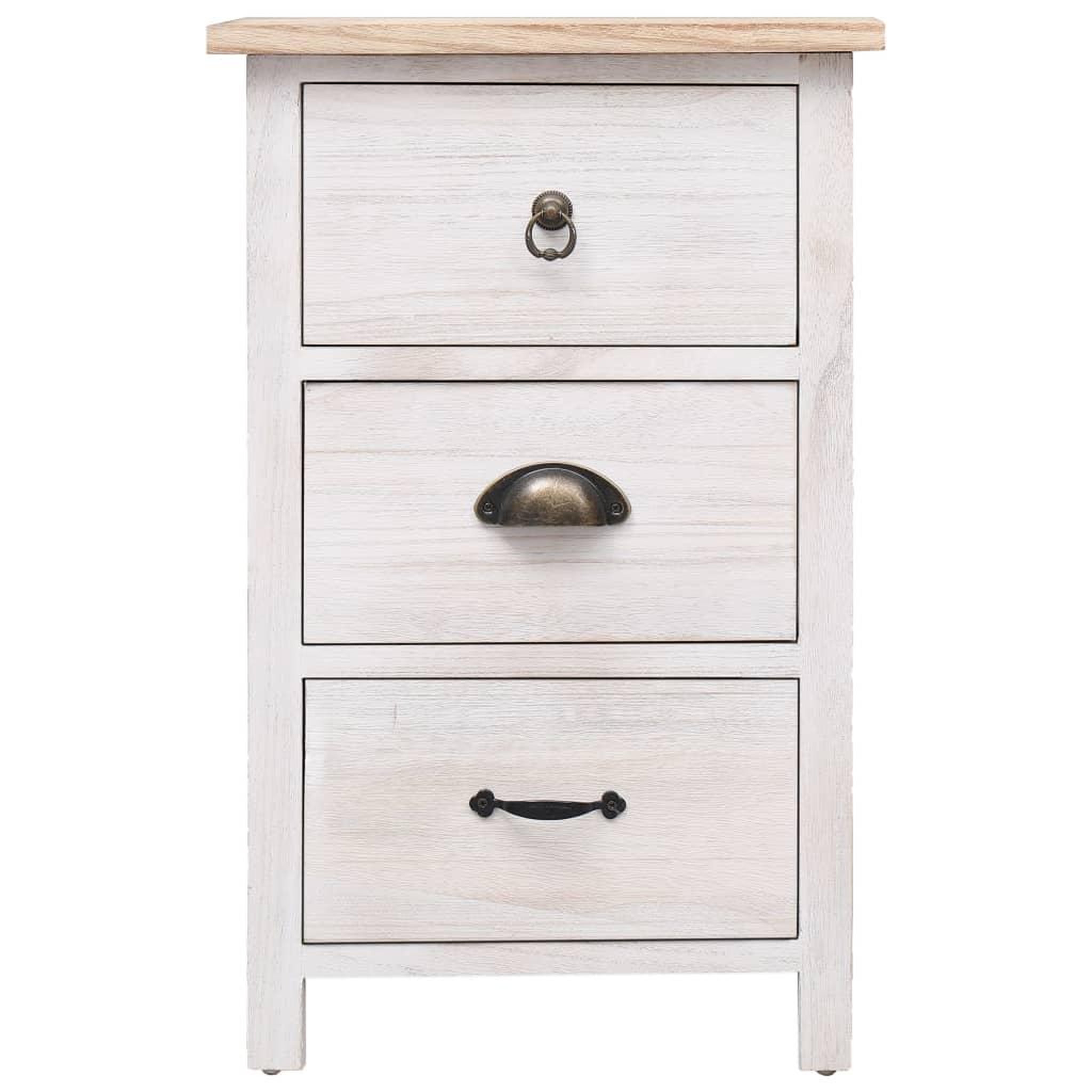 Voir la diapositive 2 : VIDAXL Armoire laterale 35x25x57 cm Bois de Paulownia