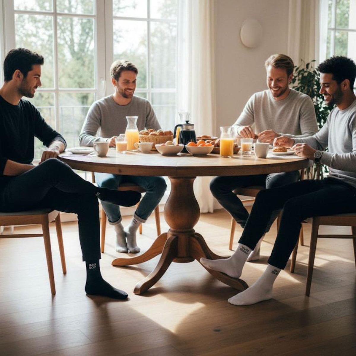 OZABI OZABI Chaussettes Homme Message Humoristiques Pack de 4 Paires