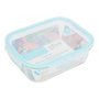 Voir la diapositive 2 : FIVE Boîte de Conservation  Clipeat  2,26L Transparent