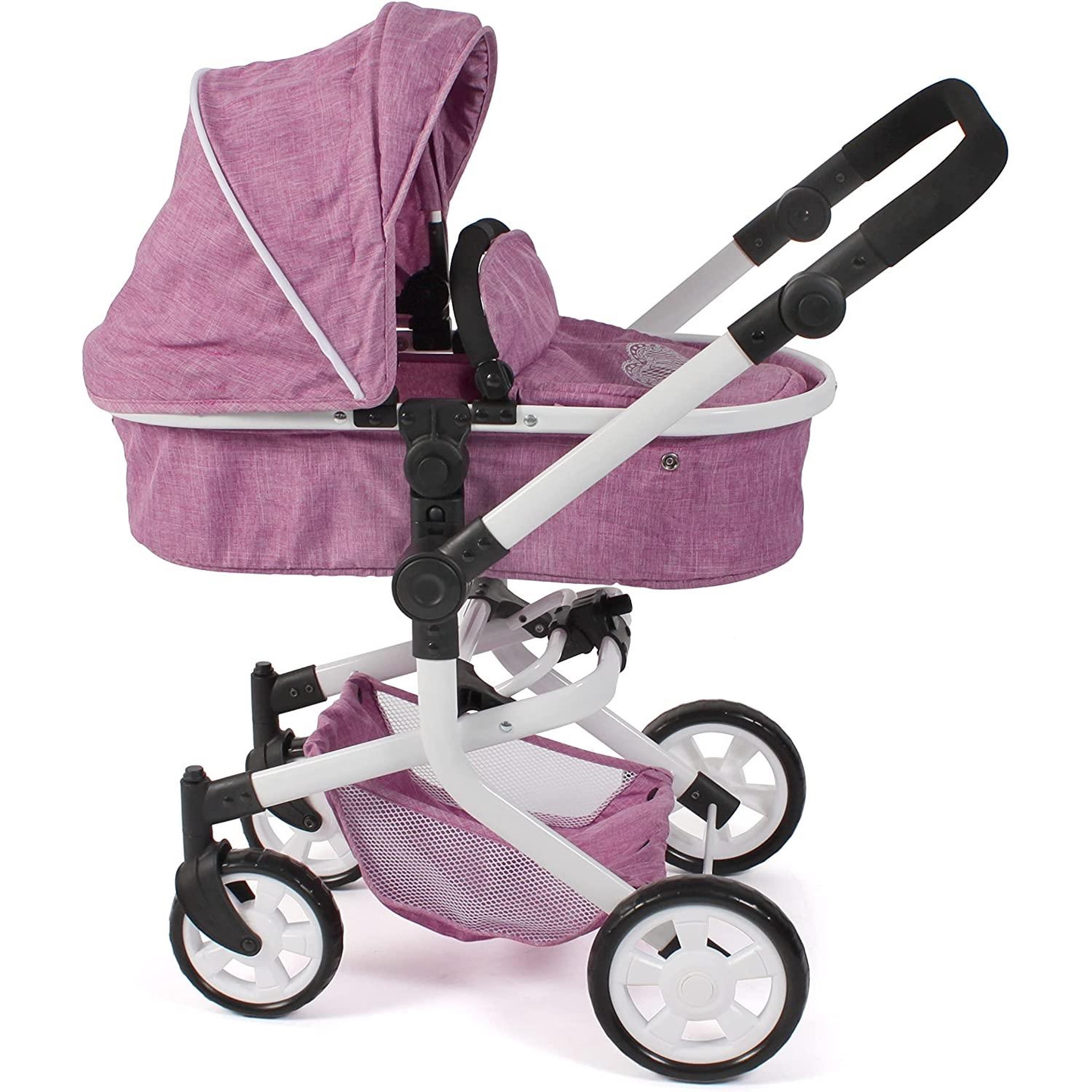 Voir la diapositive 2 : BAYER CHIC 2000 Poussette combinée 2 en 1 Mika Jean rose