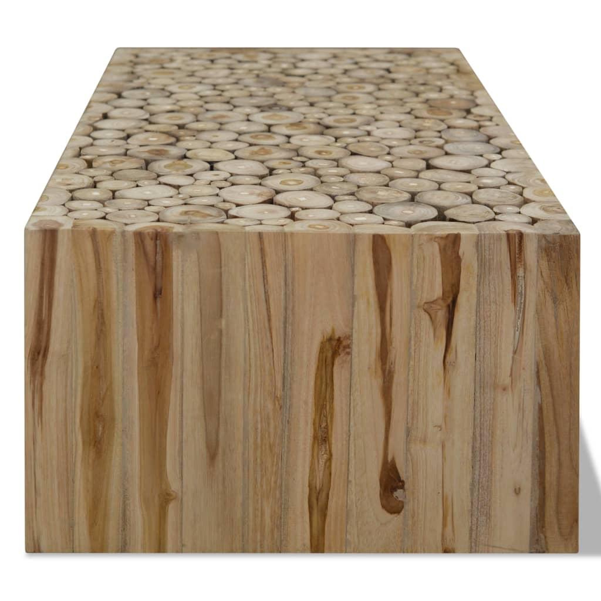 Voir la diapositive 4 : VIDAXL Table basse Teck veritable 90x50x30 cm