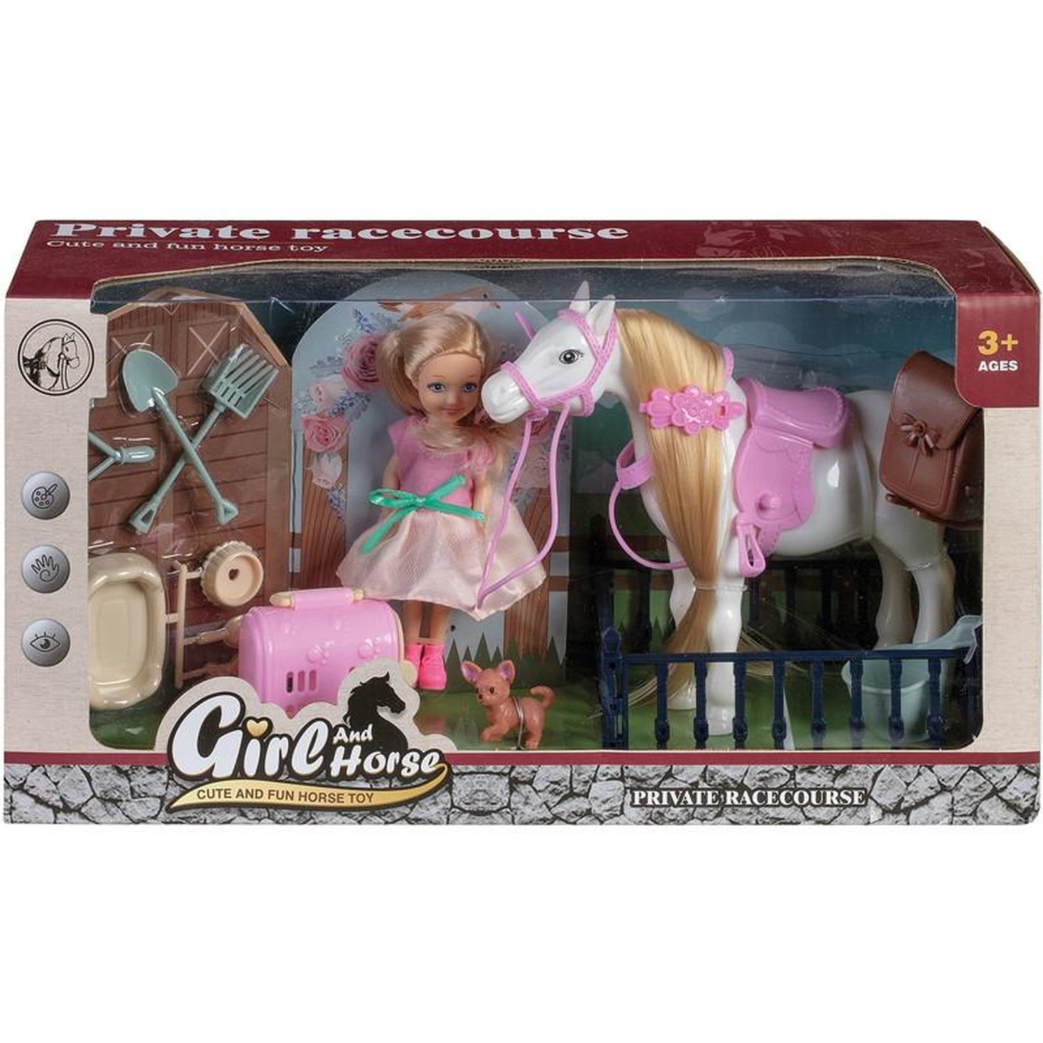 POUPEE ET SON CHEVAL ABC 728072