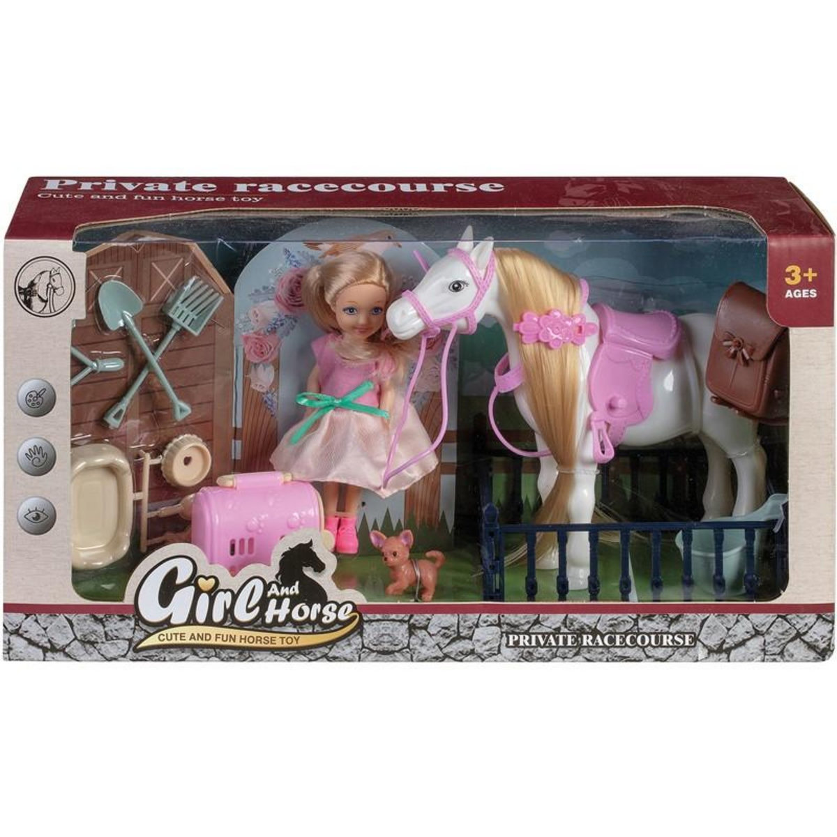 POUPEE ET SON CHEVAL ABC 728072