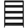Voir la diapositive 4 : VIDAXL Etagere a chaussures noir 60x25x81 cm bois d'ingenierie