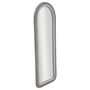 Voir la diapositive 2 : Paris Prix Miroir Mural en Velours  Chloé  160cm Gris & Taupe