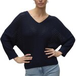 Vero Moda Pull  Femme Vero  oda Newlexsun. Coloris disponibles : Bleu