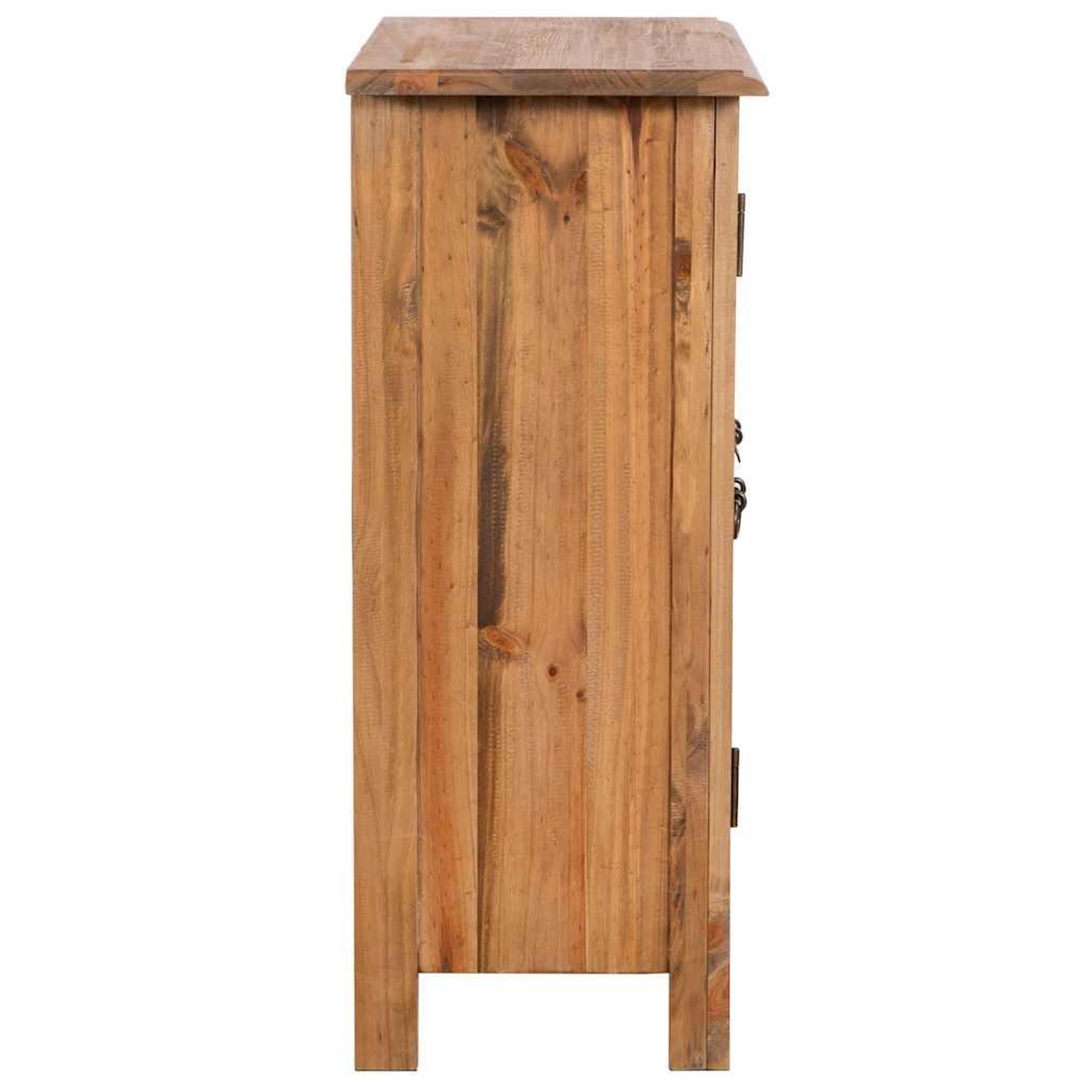 Voir la diapositive 3 : VIDAXL Armoire laterale de salle de bain pin massif 59x32x80 cm