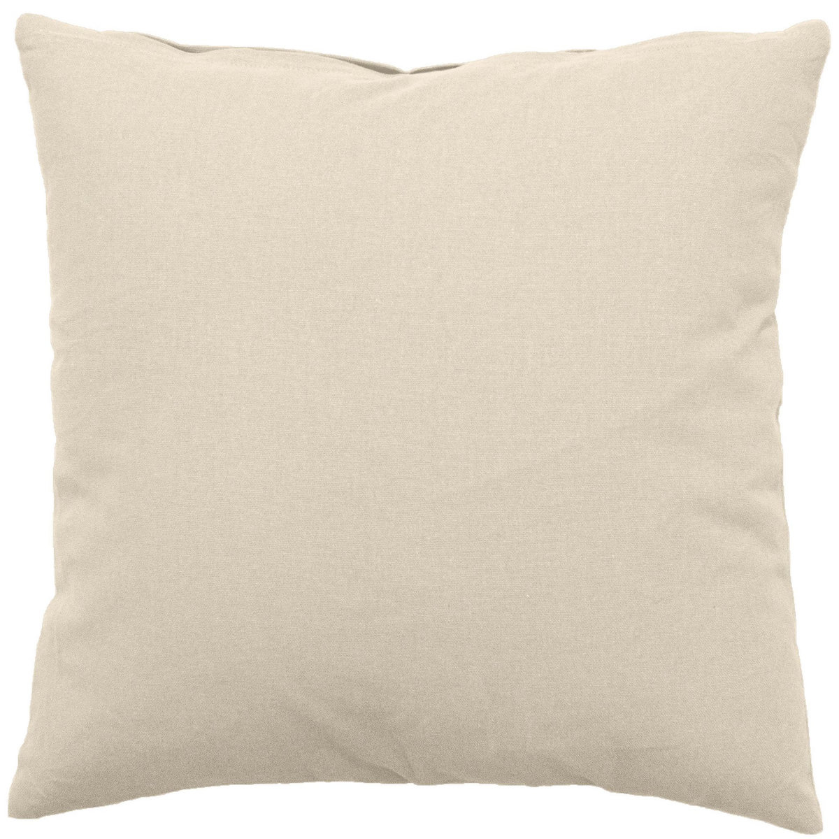 TOILINUX Coussin uni effet Bachette déhoussable - 60 x 60 cm