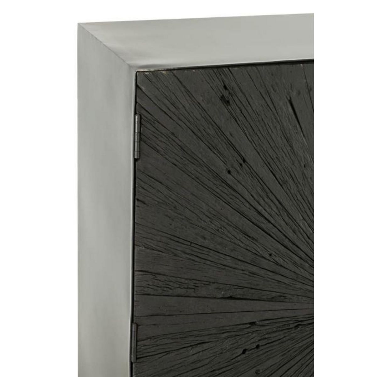 Paris Prix Commode 2 Portes en Bois  Shanil  162cm Noir