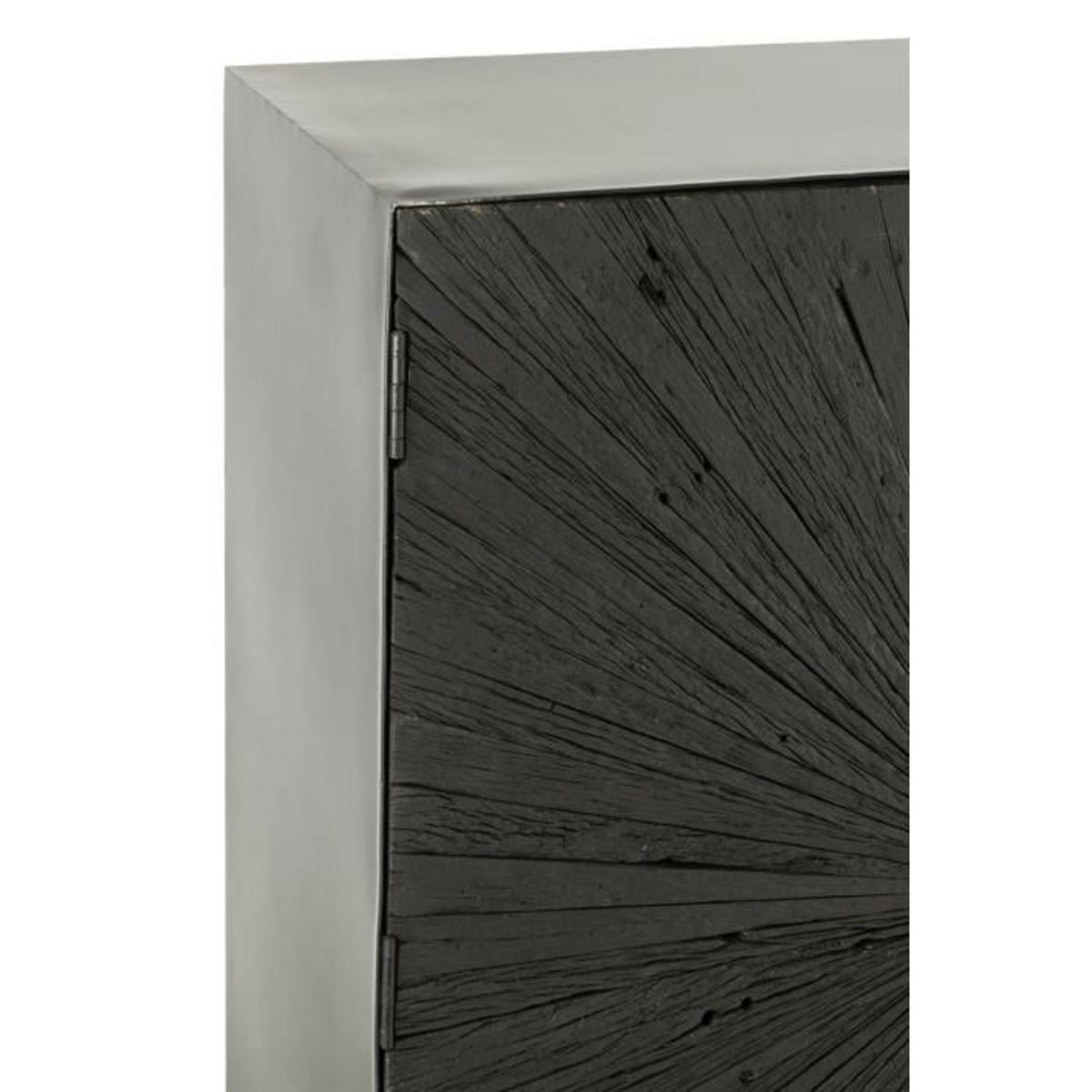 Paris Prix Commode 2 Portes en Bois  Shanil  162cm Noir