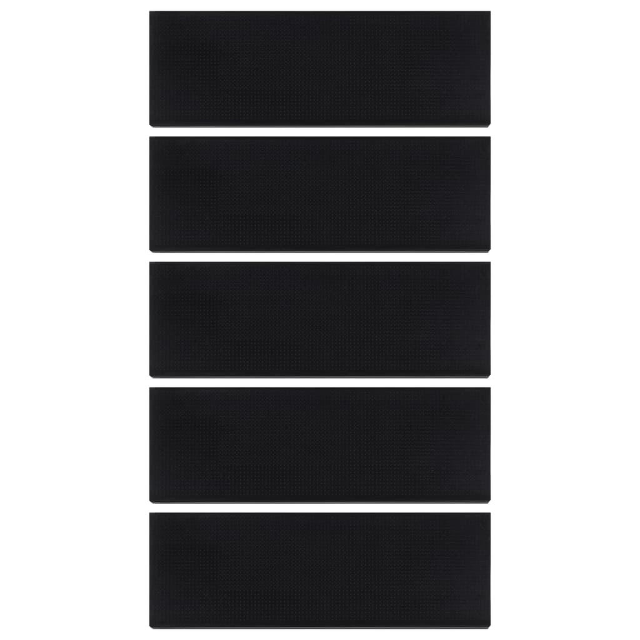 Voir la diapositive 3 : VIDAXL Marches d'escalier 5 pcs 25x75 cm caoutchouc