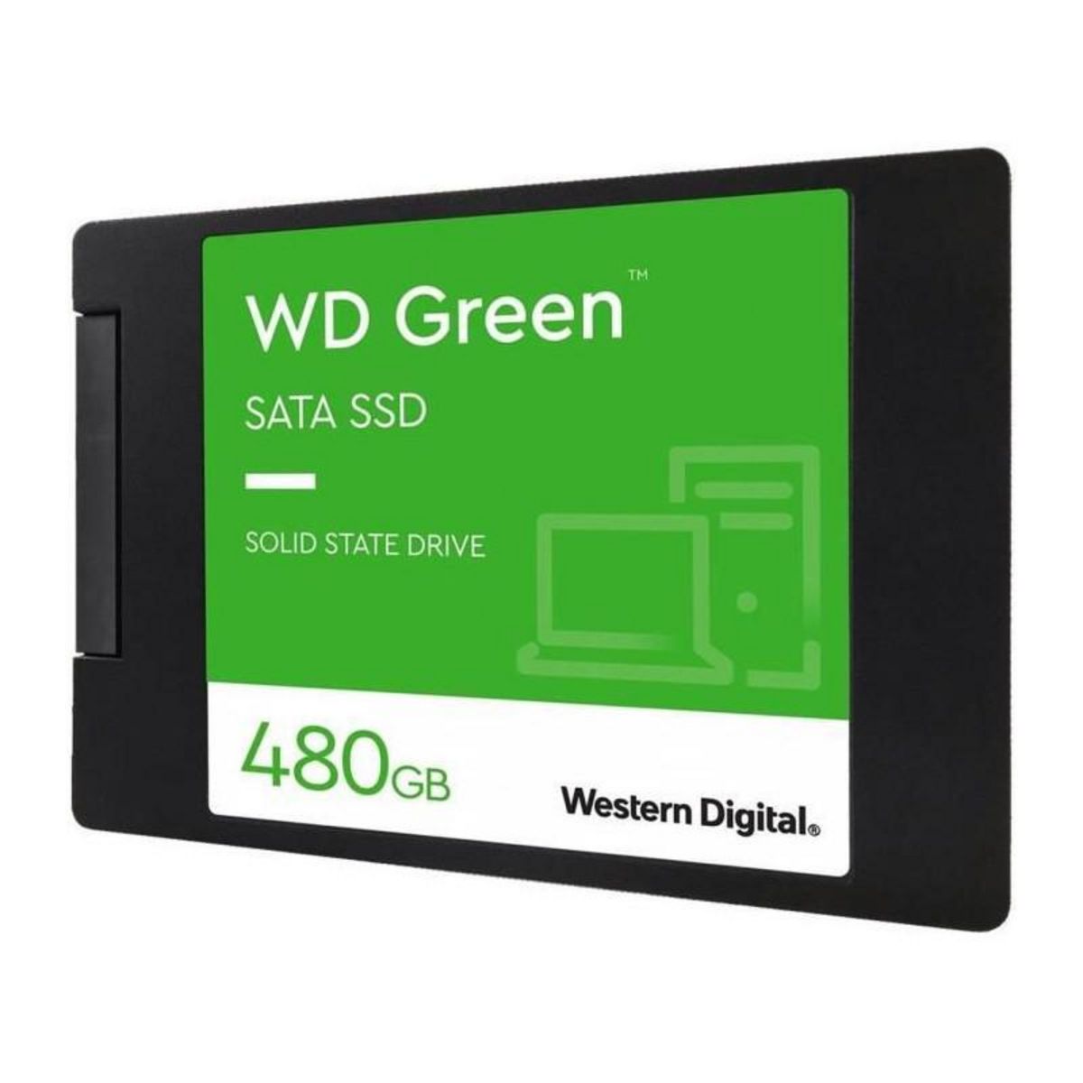 Western Digital WESTERN DIGITAL - Green - Disque SSD Interne - 480 Go - 2,5 - WDS480G3G0A