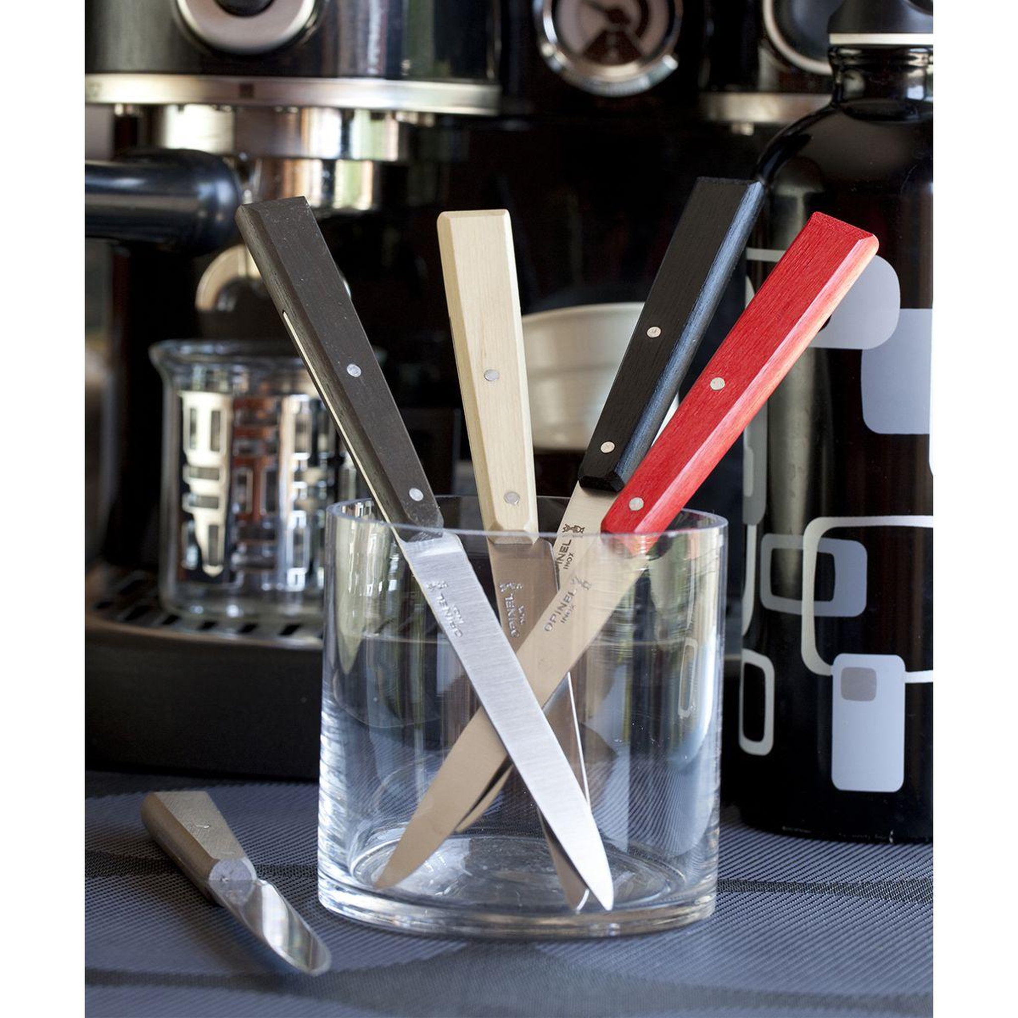 Voir la diapositive 2 : Opinel Set de couteaux Bon appétit Loft 4 couteaux de table