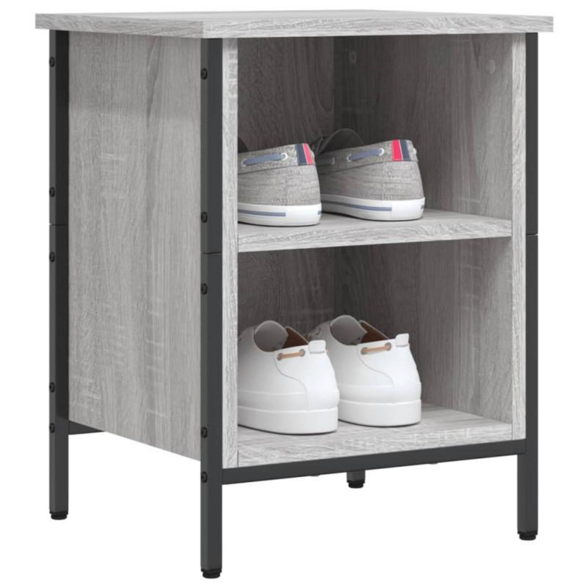 VIDAXL Armoire à chaussures sonoma gris 38x35x50 cm bois d ingénierie