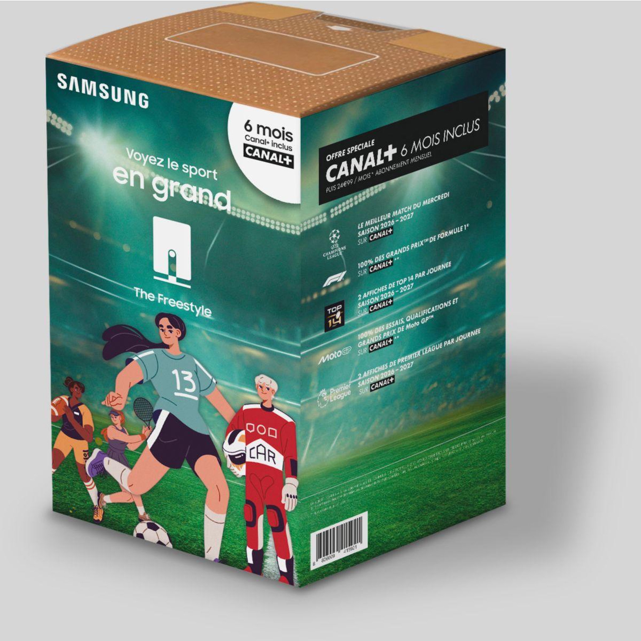 Voir la diapositive 2 : Samsung Mini vidéoprojecteur the freestyle lff3 - pack 6 mois canal+ inclus