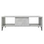 Voir la diapositive 5 : VIDAXL Table basse gris béton 103,5x60x35 cm bois d ingénierie