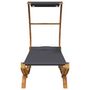 Voir la diapositive 3 : VIDAXL Lit repos et auvent 100x190x134cm Bois courbe massif Anthracite