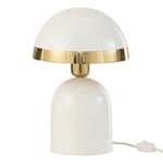 Paris Prix Lampe à Poser en Métal  Pearly  30cm Blanc