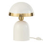Voir la diapositive 1 : Paris Prix Lampe à Poser en Métal  Pearly  30cm Blanc