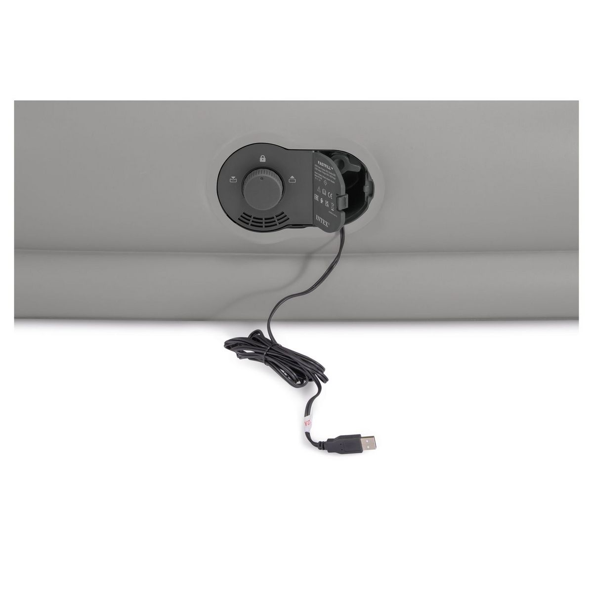 INTEX Matelas gonflable de camping électrique - 1 personne - 1,91 x 99 x 30cm - FLEX PUMP