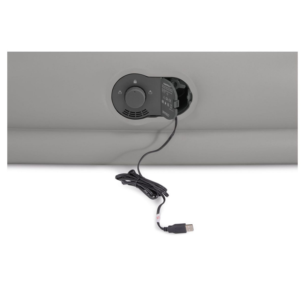 INTEX Matelas gonflable de camping électrique - 1 personne - 1,91 x 99 x 30cm - FLEX PUMP