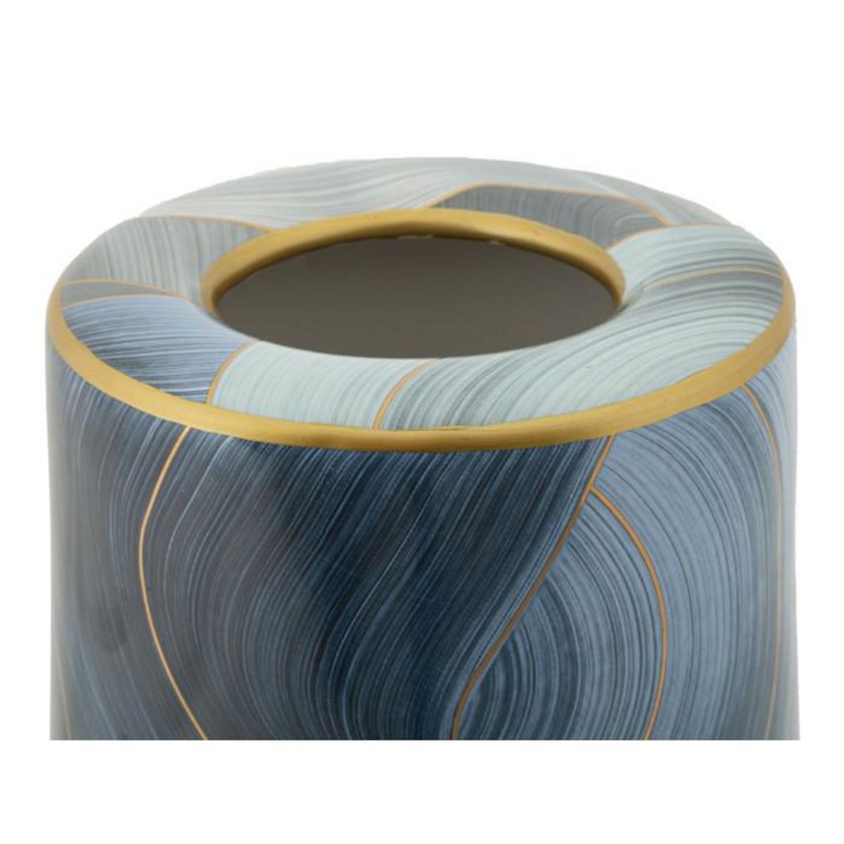 Paris Prix Vase Cylindrique en Céramique  Elegant  34cm Bleu