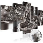 Paris Prix Tableau sur Verre Acrylique  Silver Serenity. Coloris disponibles : Multicolore