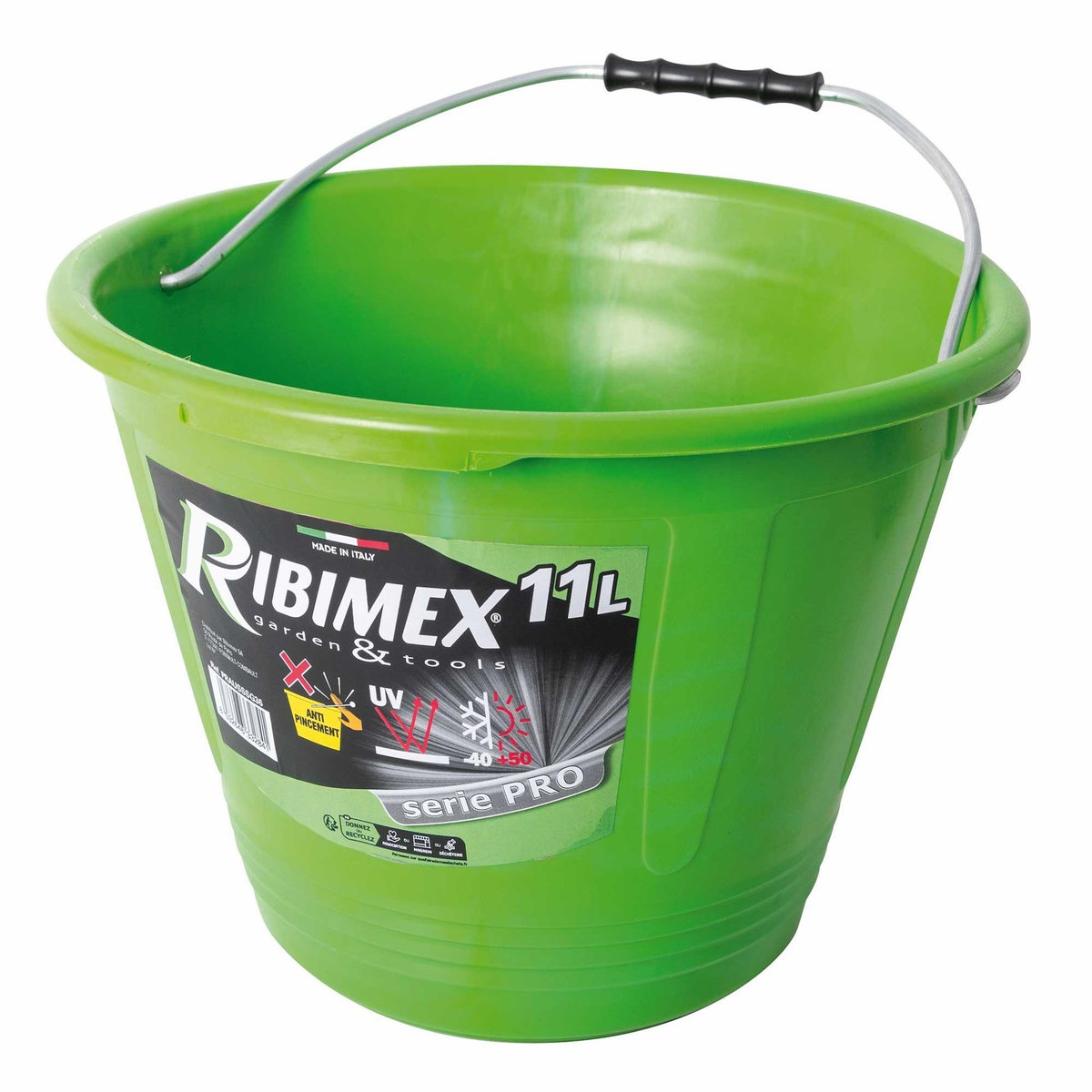 RIBITECH RIBILAND Seau plastique 11 litres