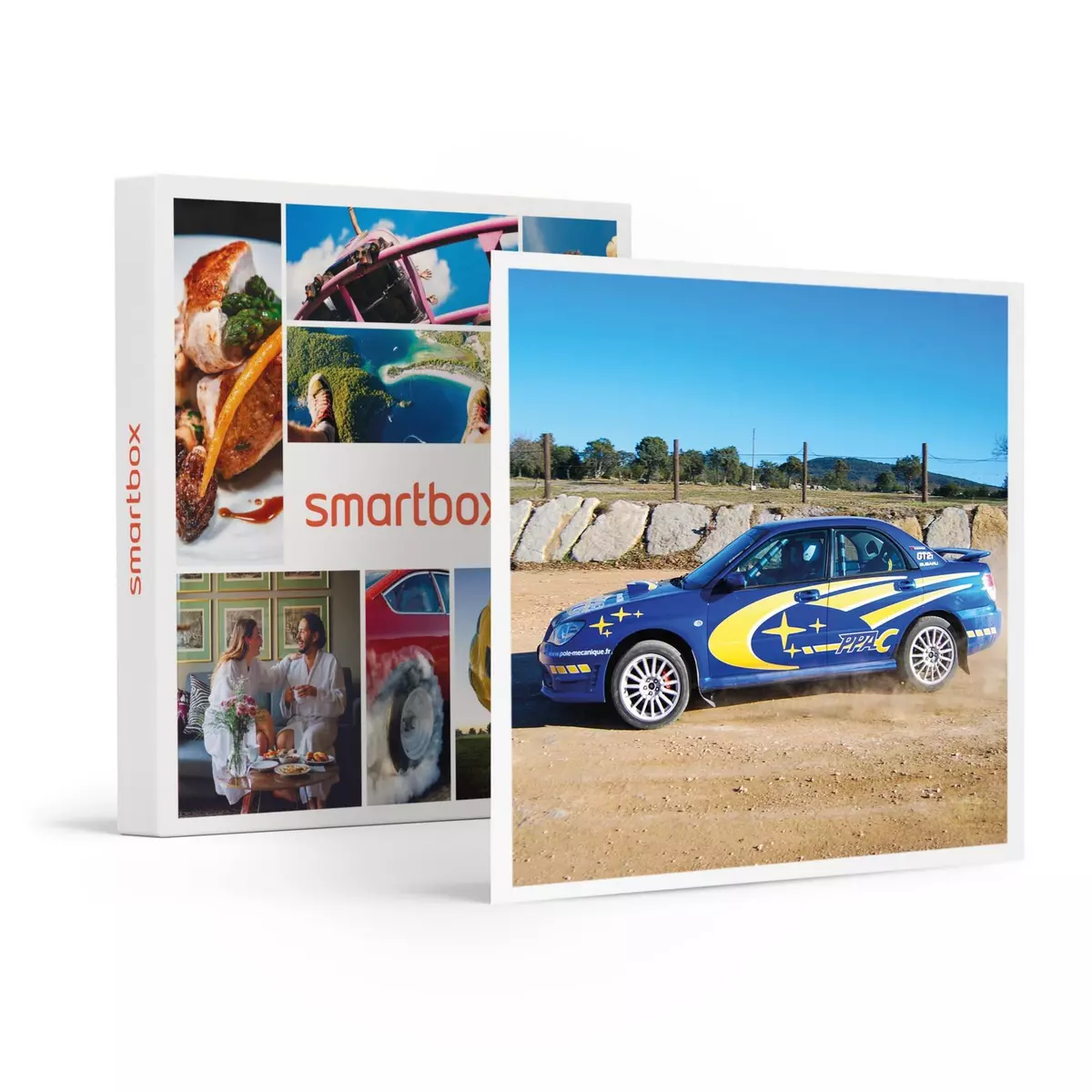 Smartbox Rallye terre sensationnel : 12 tours au volant d'une Subaru Impreza WRX - Coffret Cadeau Sport & Aventure